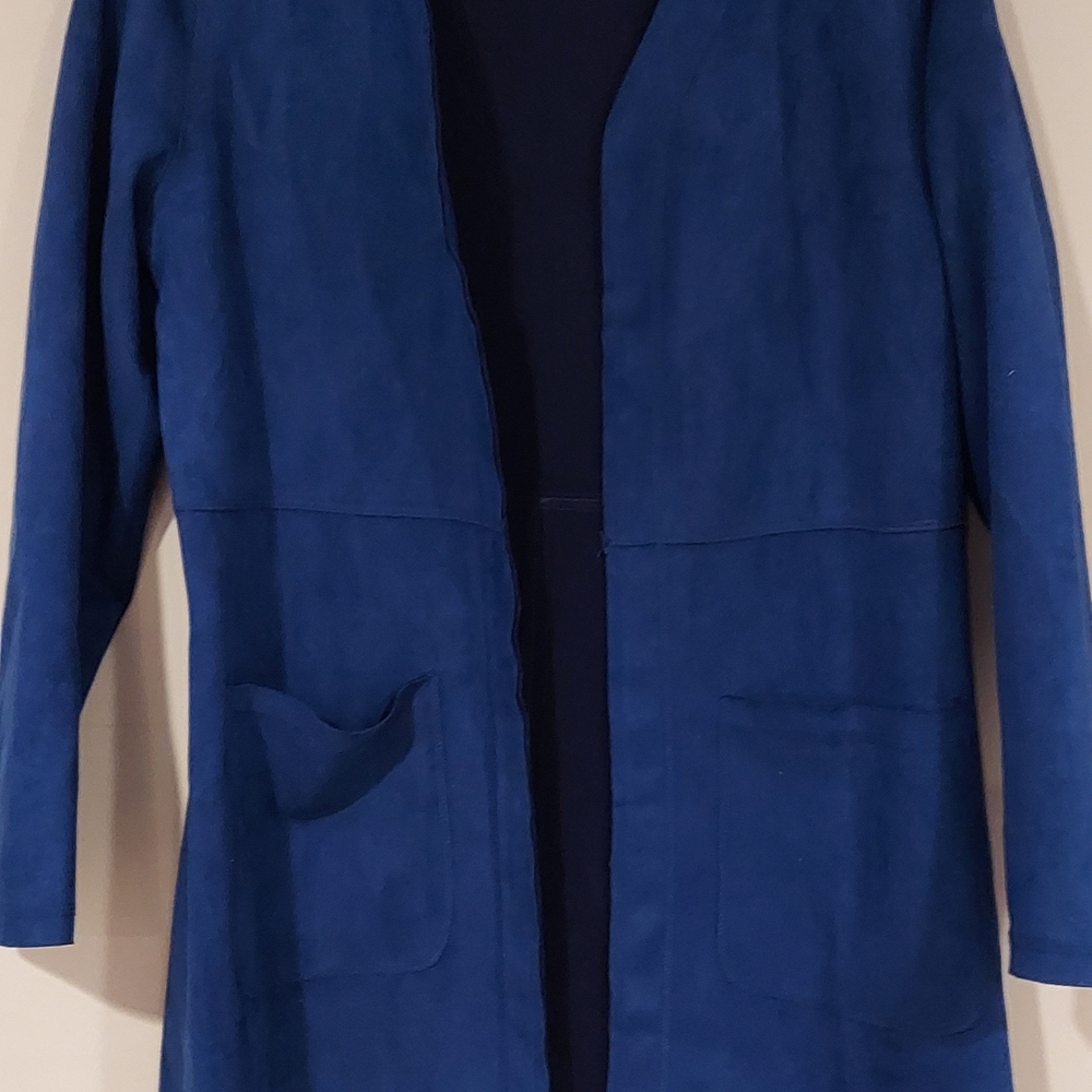 Solitaire Deep Blue Trench Coat